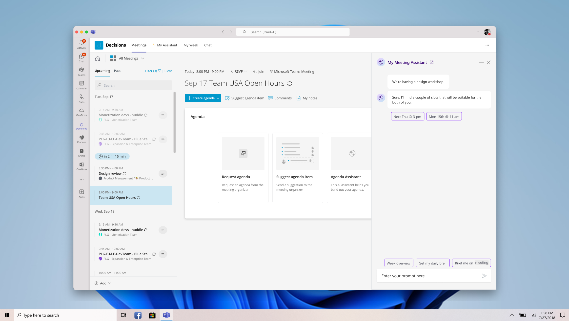 AI Minutes interface