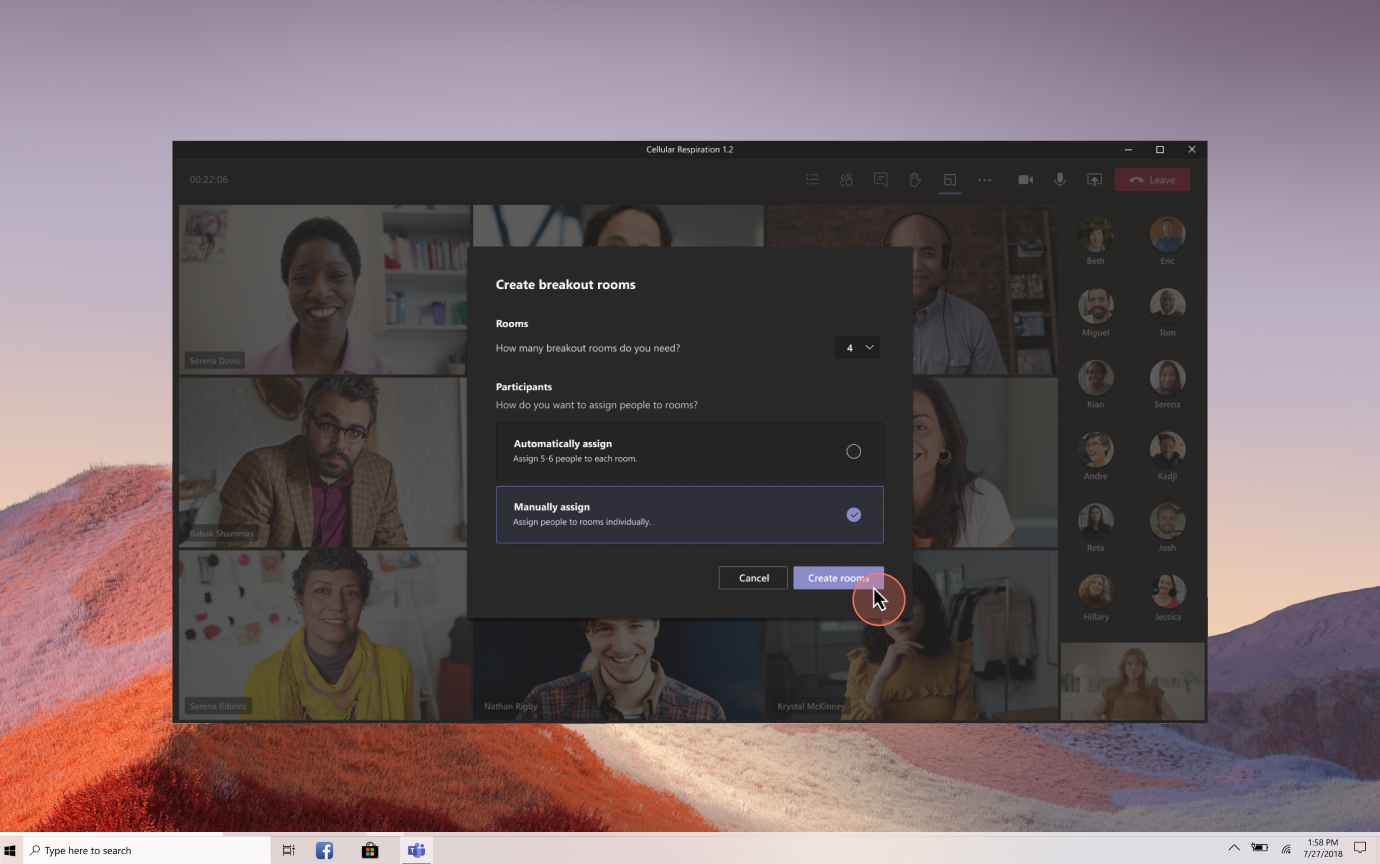 Microsoft Teams — Breakout Rooms